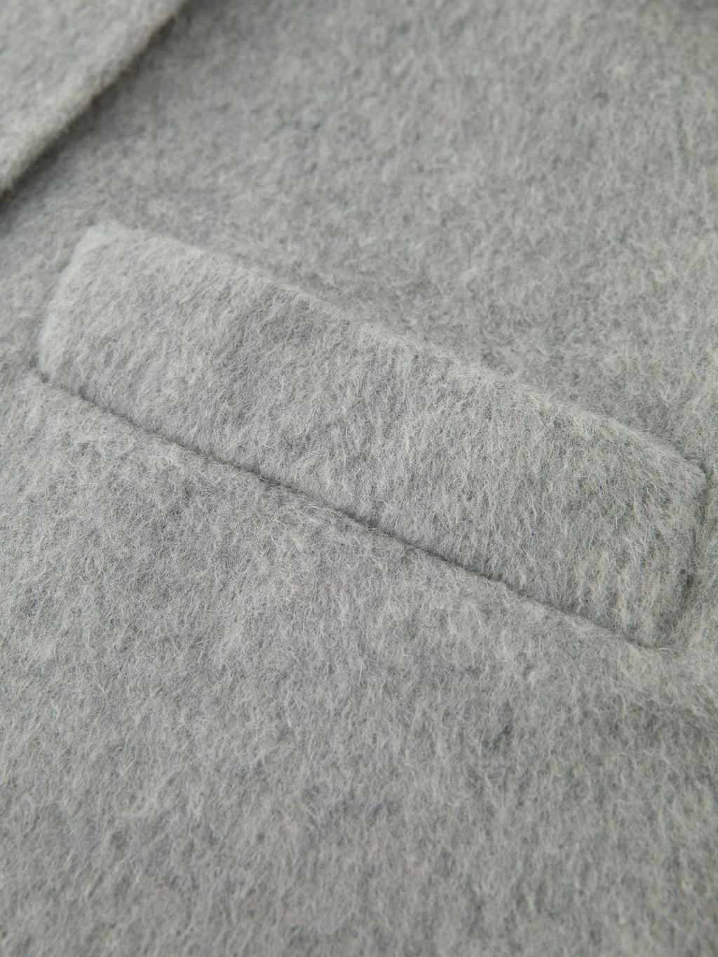Winter 2025 Women's One Button Wool Blend Coat - Minimalist Korean Inspired Double Faced Texture for Casual Elegance