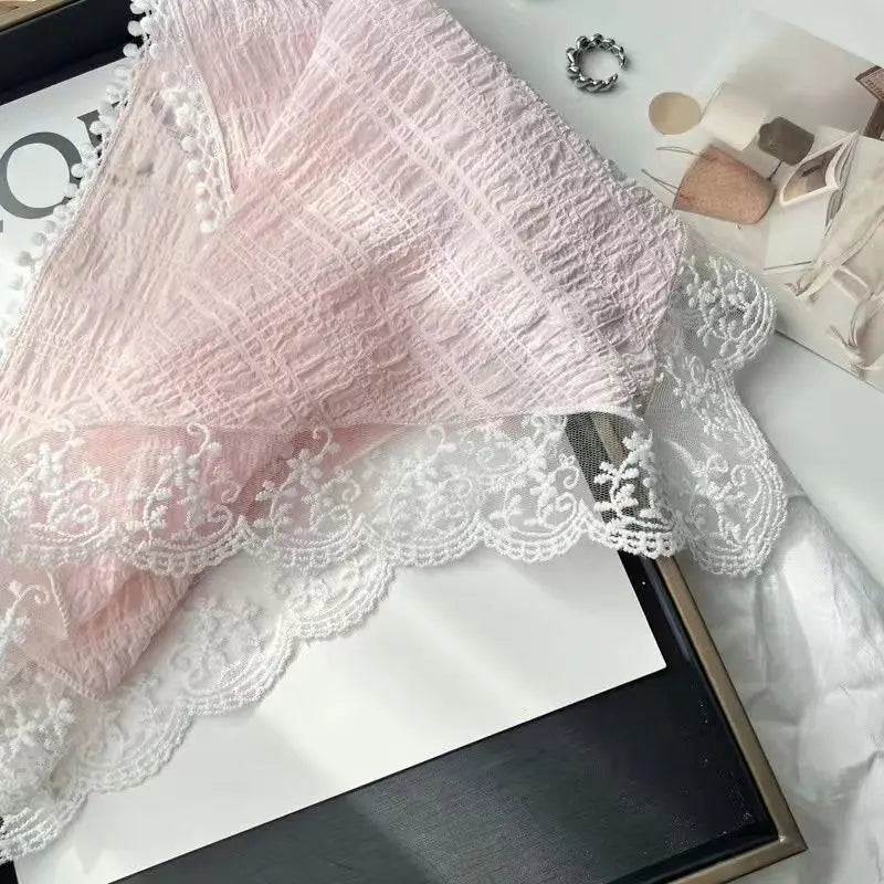 Korean Ins Lace Hair Scarf