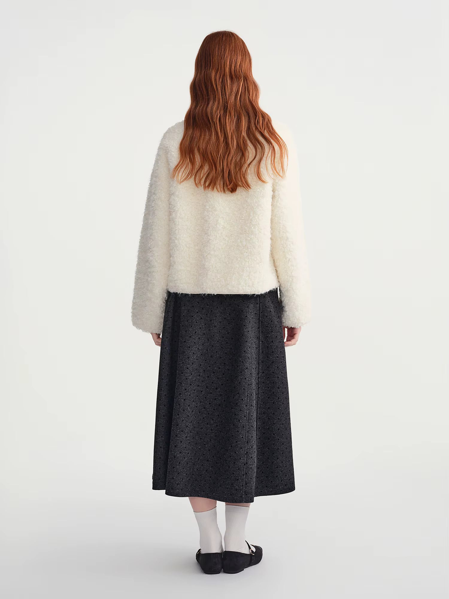 2025 Winter Women's Soft Faux Shearling Short Jacket Eco-Friendly Cropped Coat Vegan Leather Trench Vintage Outerwear