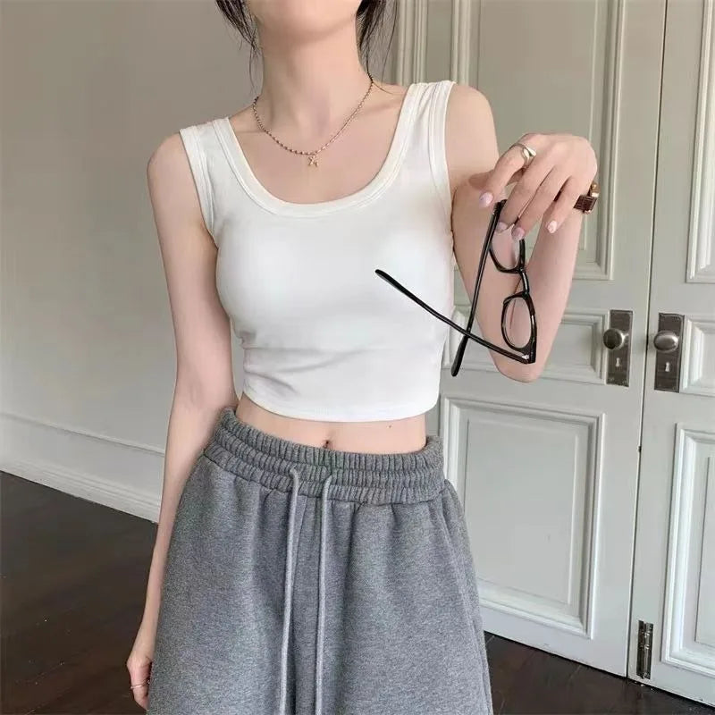 Deeptown Oversized Grey Women's Sweatpants Jogging Korean Fashion Wide Leg Baggy Sport Pants Casual Harajuku Trousers Hip Hop