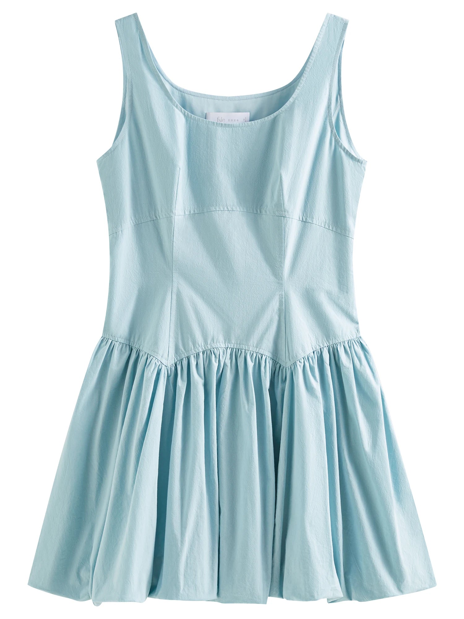 FSLE 【Two Length】Sweety Girly Long Dresses For Women 2025 Summer New Sleeveless Bud Chic Vest Dress