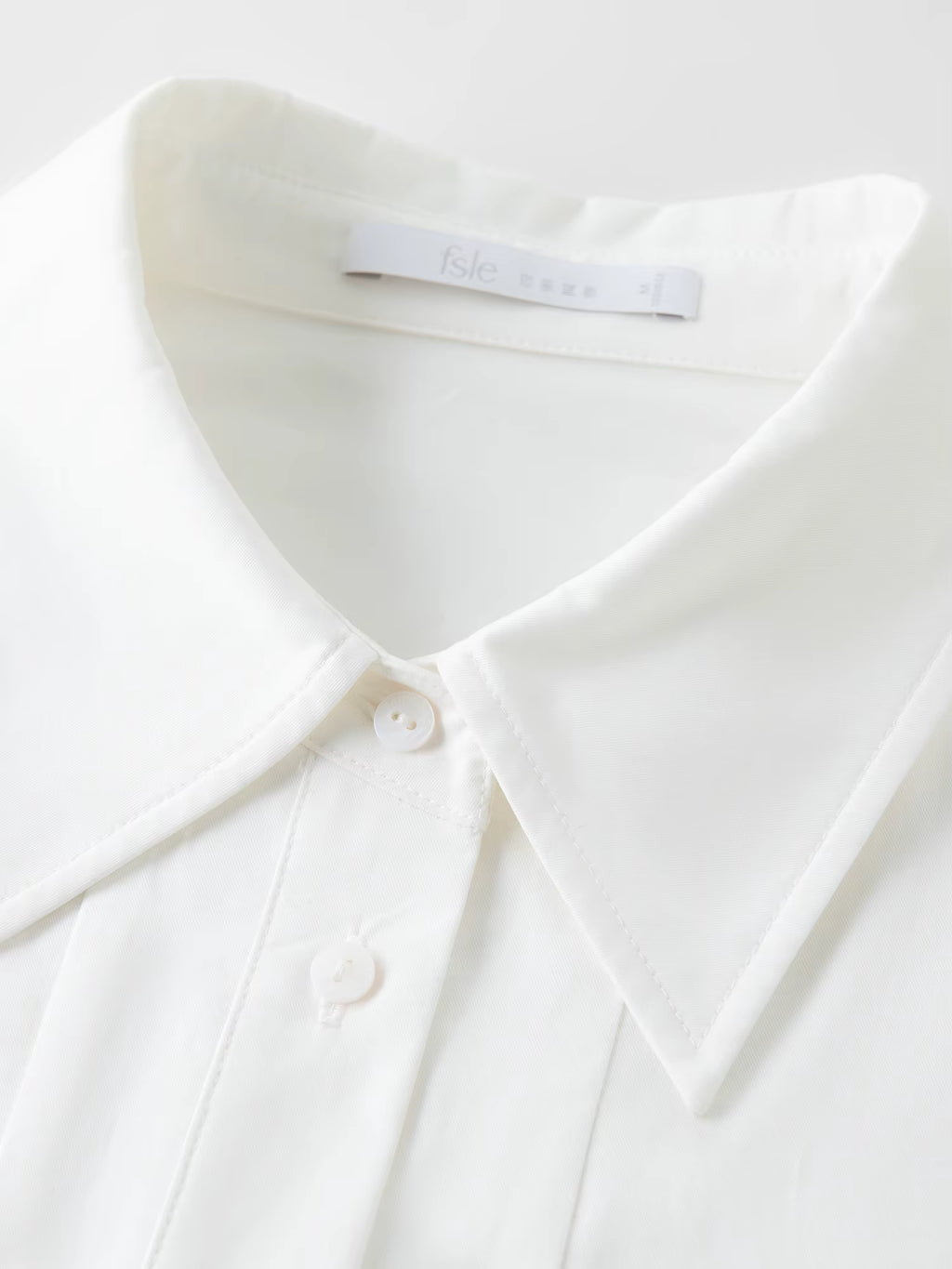 French-Elegant Stylish Pima Cotton Long Sleeve Shirt for Women Fall Winter 2025 New Arrival Versatile Inner Layer Top Shirt