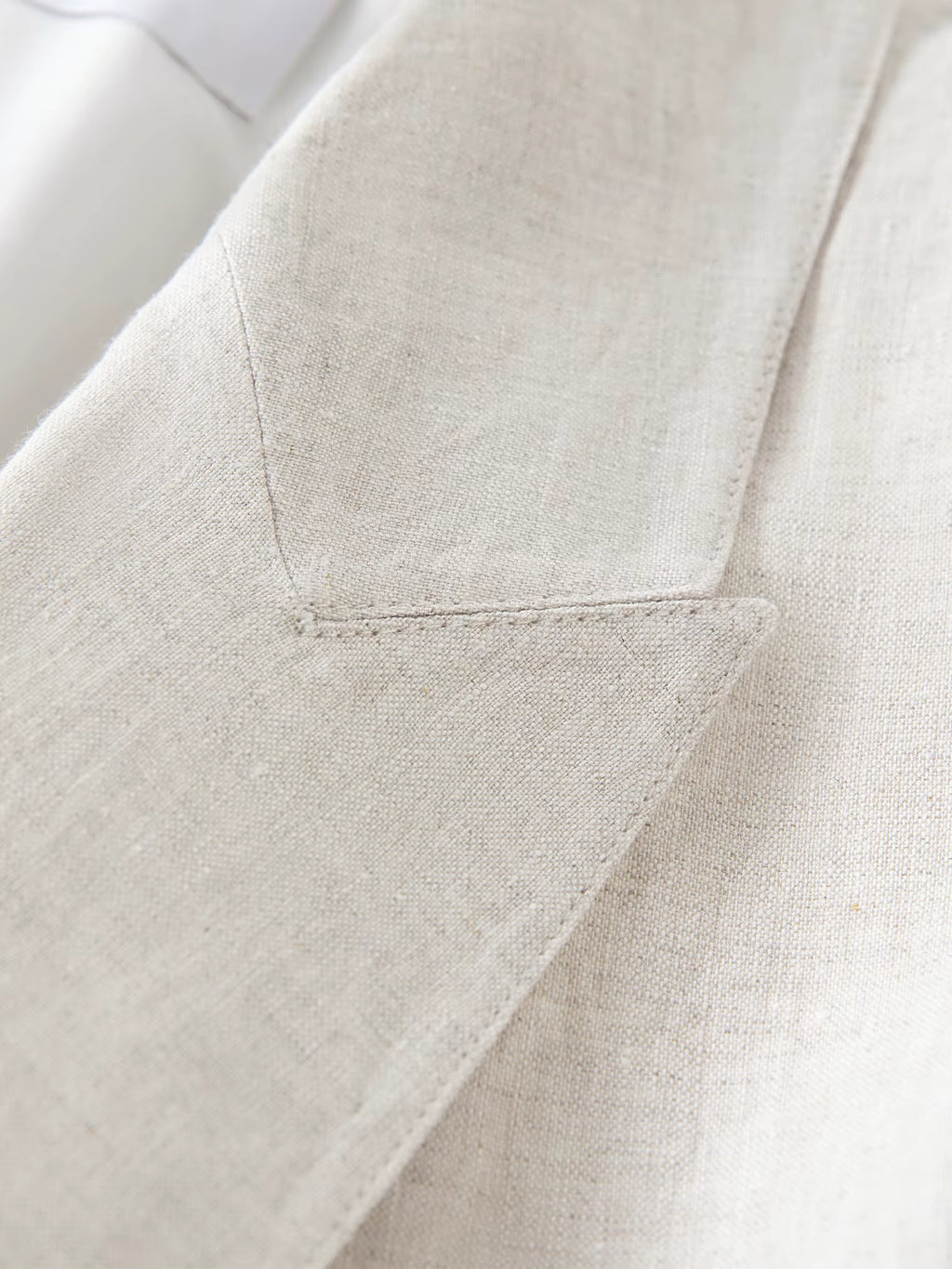 2026 Spring Women's 100% Linen Blazer - Relaxed Fit Unstructured Overshirt for Office and Casual Wear