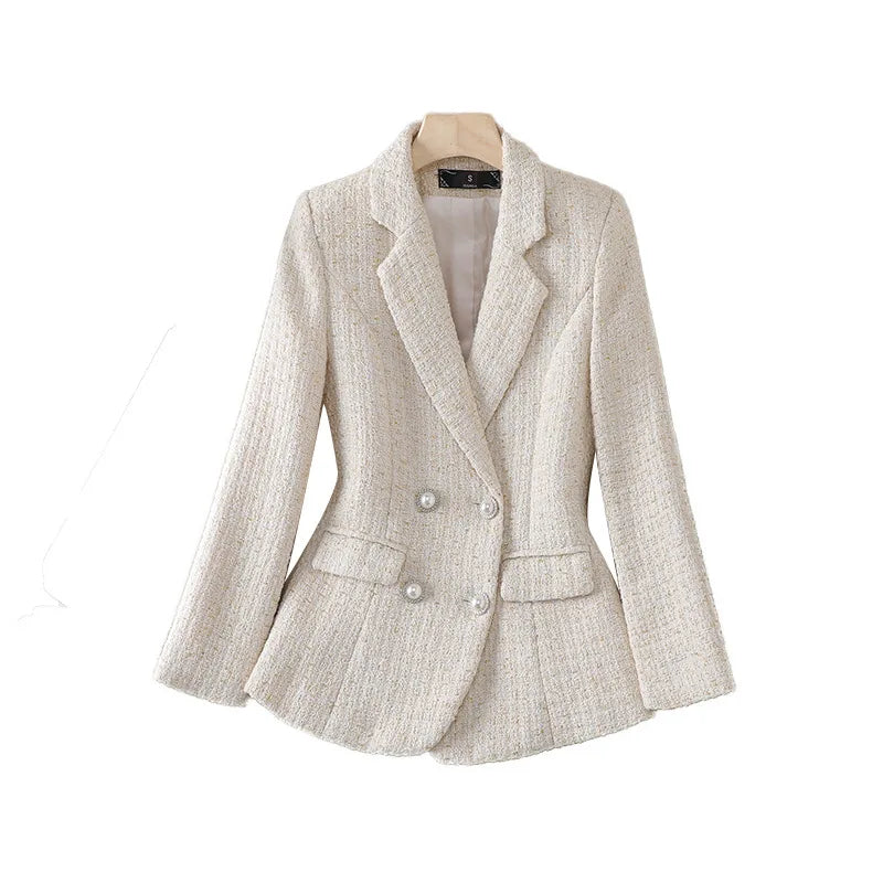 Luxury Ladies High-end Goddess French Tweed Blazer