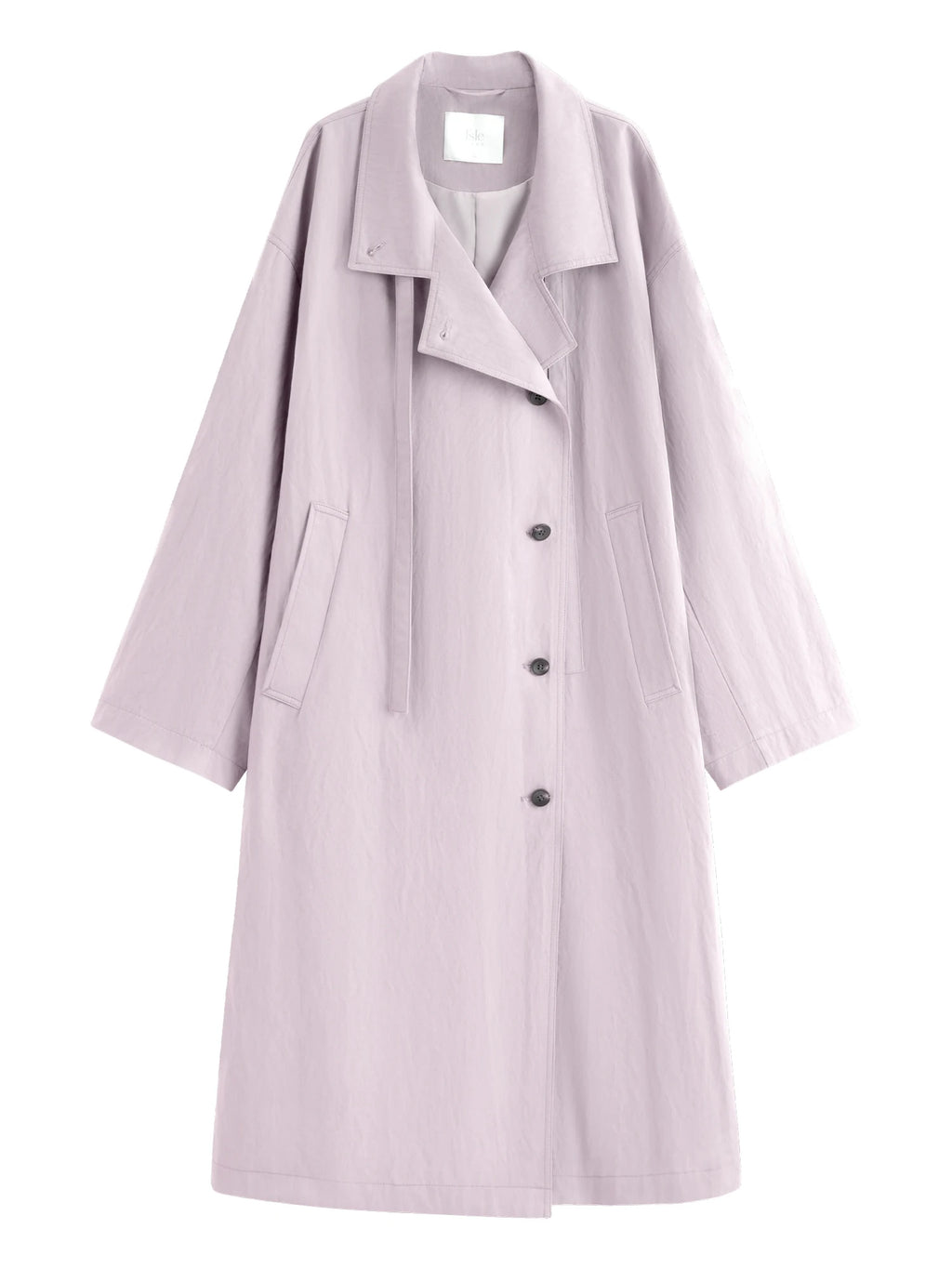 FSLE 2025 New Oversized Turndown Collar Casual Trench for Women 2025 Spring Autumn New Arrival Cotton Coat Long Jacket Khaki