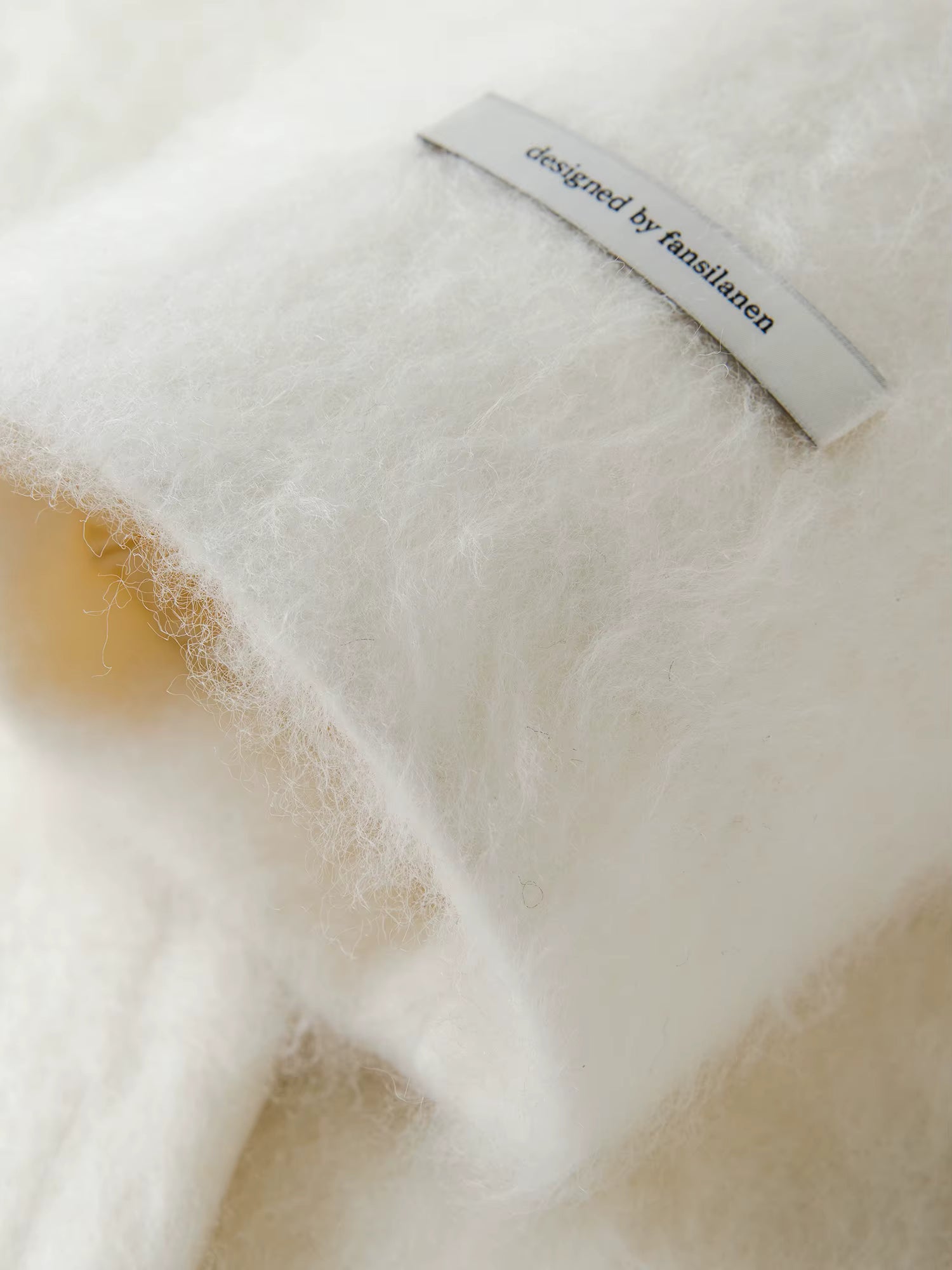 【Premium Series】Women's Brushed Cashmere Short Coat with Asymmetric Placket Stand Collar - Winter Warm Overcoat for Daily