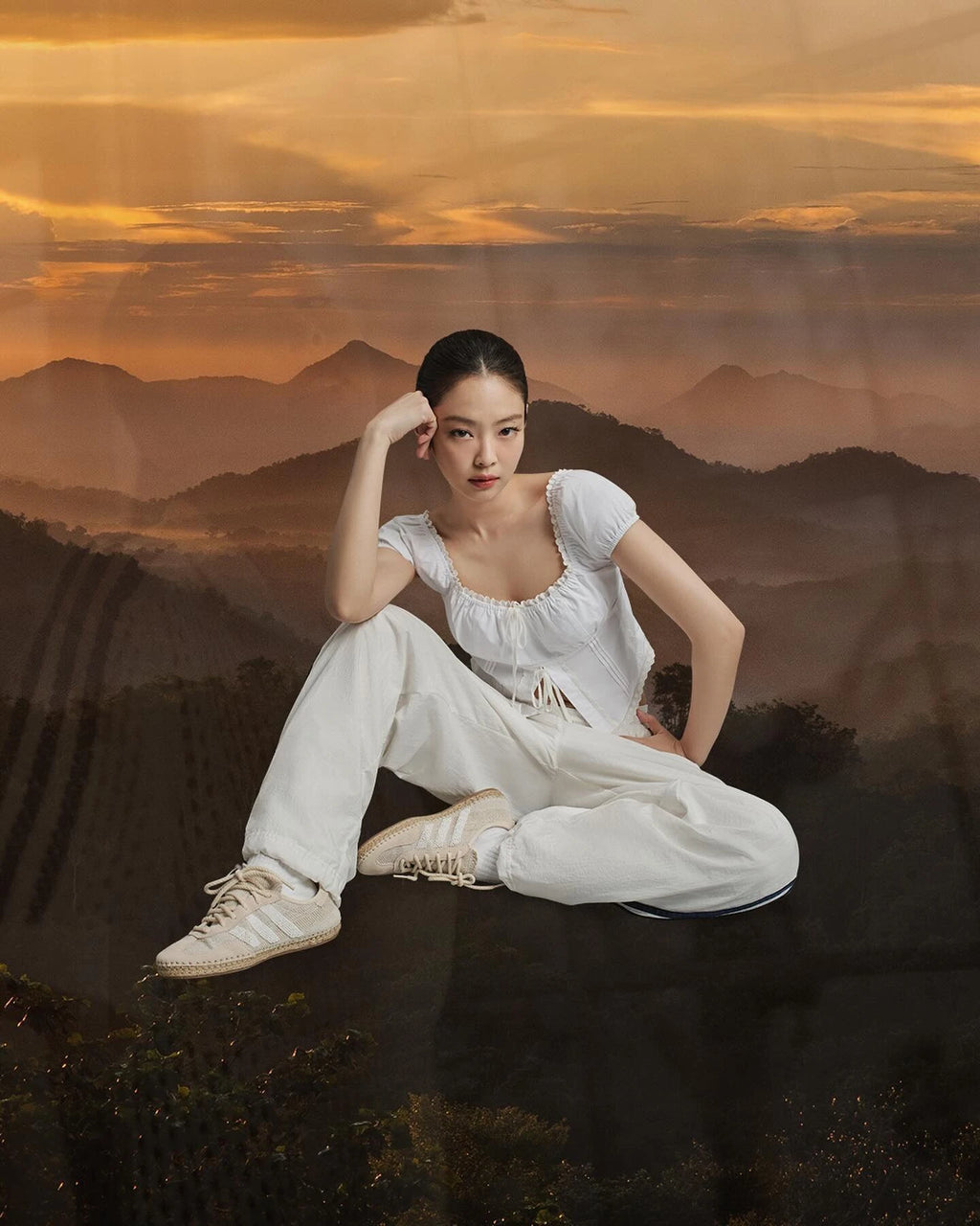 Kpop QWEEK Lace Up White Cropped Shirts Woman Corset Off Shouder Blouses Female Short Sleeve Cardigan Summer Korean Fashion Youthful