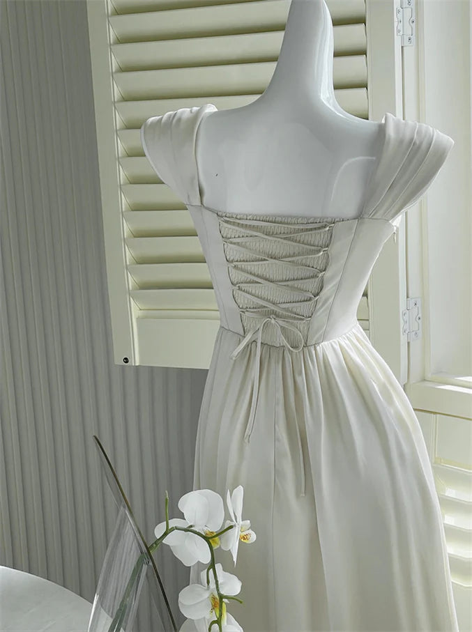 Elegant Sweet Princess Off the Shoulder Lace Up Evening Dress